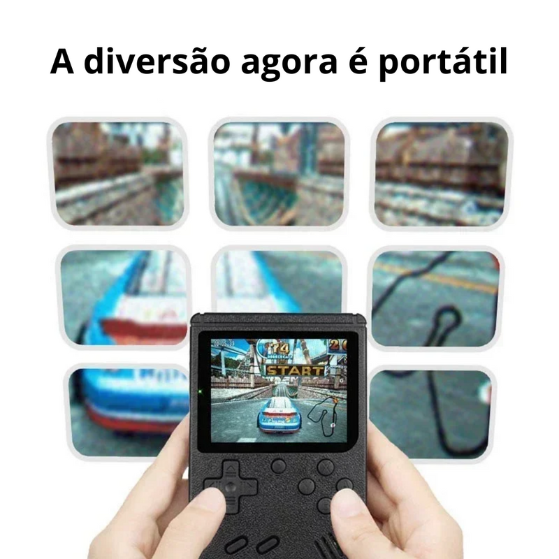 Mini Game Retrô Tela LCD + Controle + 400 Jogos. [QUEIMA DE ESTOQUE + FRETE GRÁTIS]