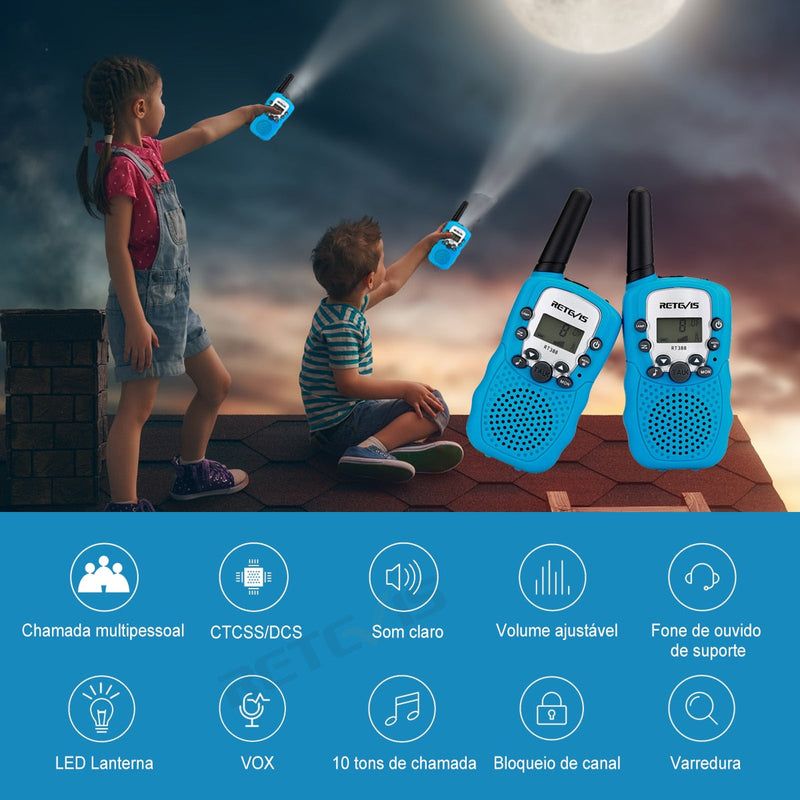 Walkie Talkie Portátil infantil